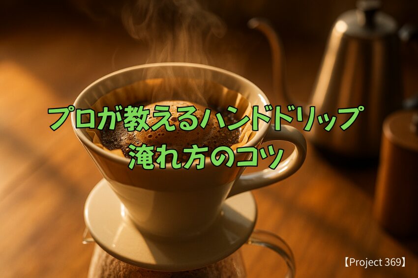 プロが教えるハンドドリップ淹れ方のコツタイトル