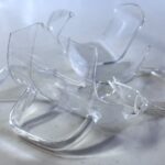 割れたガラスポット