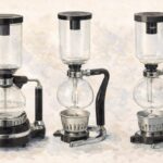 ハリオ テクニカ(TCAR-3)、ハリオ ネクスト(NXAR-5)、ツインバード(CM-D854BR)のイラスト