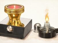 サイフォン用バナーヒーターとアルコールランプ