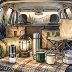 delimoが車のトランクに置いてある