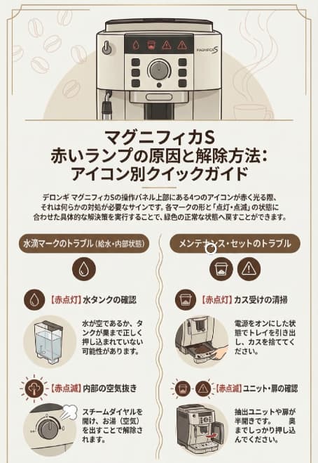 マグニフィカSアラームに関するインフォグラフィック