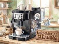 マグニフィカSと洗浄と書かれたオブジェ