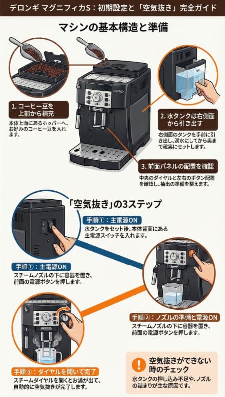 マグニフィカ初期設定インフォグラフィック