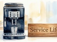 マグニフィカとservice lifeと書かれたオブジェ