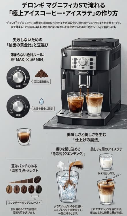 マグニフィカとアイスコーヒー