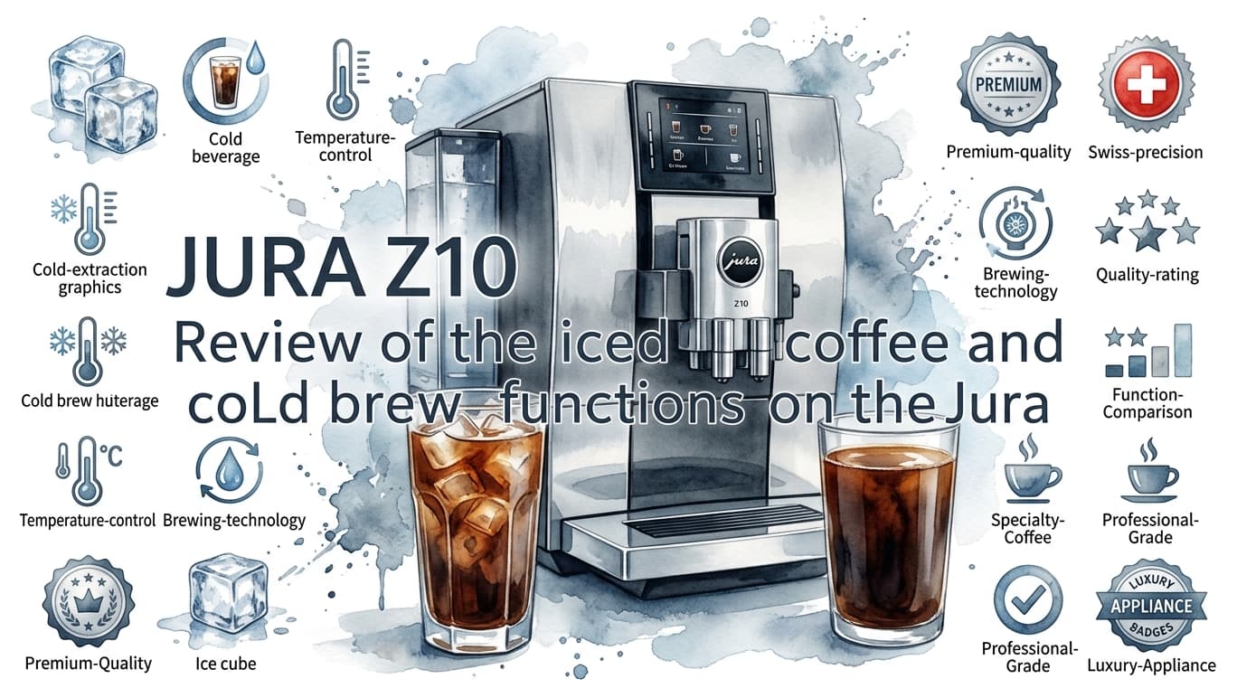 JURA Z10 Review of the iced coffee and cold brew functions on the Jura