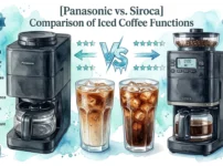[Panasonic vs. Siroca] Comparison of Iced Coffee Functions
