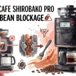 Siroca Cafe Shirobako Pro Coffee bean blockage