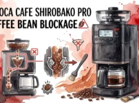 Siroca Cafe Shirobako Pro Coffee bean blockage