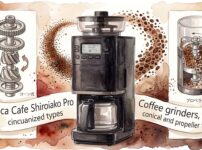Siroca Cafe Shirobako Pro Coffee grinders, conical and propeller types