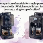 Siroca Cafe Shirobako Pro　Comparison of models for single-person households Which model is best for brewing a single cup of coffee