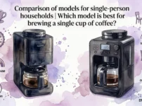 Siroca Cafe Shirobako Pro　Comparison of models for single-person households Which model is best for brewing a single cup of coffee