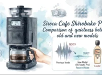 Siroca Cafe Shirobako Pro　Comparison of quietness between old and new models