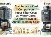 Siroca Cafe Shirobako Pro Maintenance Cost Comparison Paper Filter Costs vs. Water Costs! A Showdown of Annual Running Costs