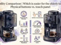 Siroca Cafe Shirobako Pro　Usability Comparison Which is easier for the elderly to use Physical buttons vs. touch panel