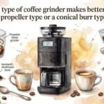 Siroca Cafe Shirobako Pro Which type of coffee grinder makes better coffee a propeller type or a conical burr type