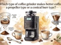Siroca Cafe Shirobako Pro Which type of coffee grinder makes better coffee a propeller type or a conical burr type