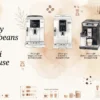 How many grams of beans does a De'Longhi machine use per cup