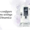 How to configure My Menu settings on the Dinamica