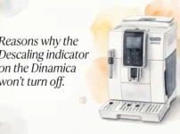 Reasons why the Descaling indicator on the Dinamica won't turn off