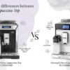 There are four differences between the Eletta Cappuccino Top and the Evo.