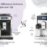 There are four differences between the Eletta Cappuccino Top and the Evo.