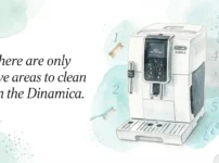 There are only five areas to clean on the Dinamica.