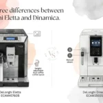 There are three differences between the De'Longhi Eletta and Dinamica.