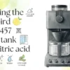 Cleaning the Twinbird CM-D457 water tank with citric acid