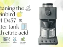 Cleaning the Twinbird CM-D457 water tank with citric acid