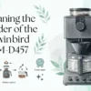 Cleaning the grinder of the Twinbird CM-D457