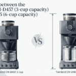 Differences between the Twinbird CM-D457 (3-cup capacity) and CM-D465 (6-cup capacity)