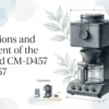 Dimensions and placement of the Twinbird CM-D457