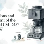 Dimensions and placement of the Twinbird CM-D457