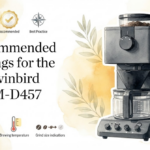 Recommended settings for the Twinbird CM-D457